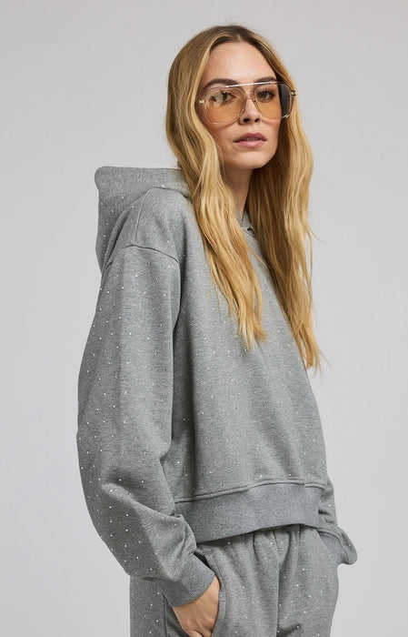 Generation Love Renae Crystal Hoodie - Light Heather Grey