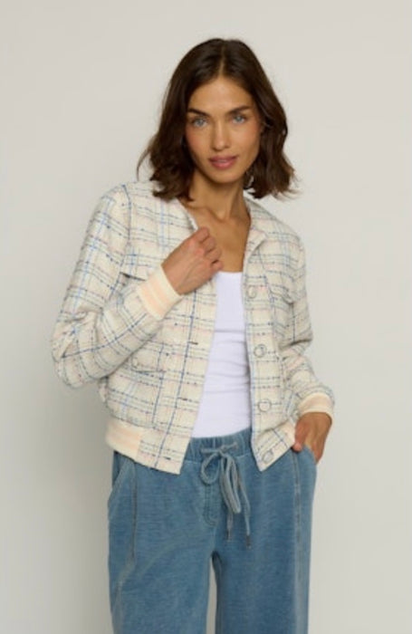 Central Park West Cargo Tweed Bomber - Muli