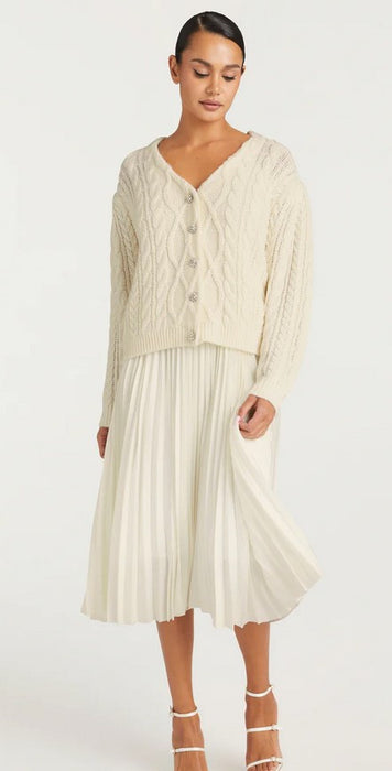 Cinq a Sept Amandine Cardigan Dress - Ivory