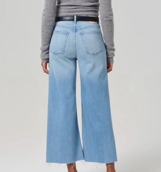 Citizens of Humnaity Lyra Wide Leg Crop Jeans - Belmont