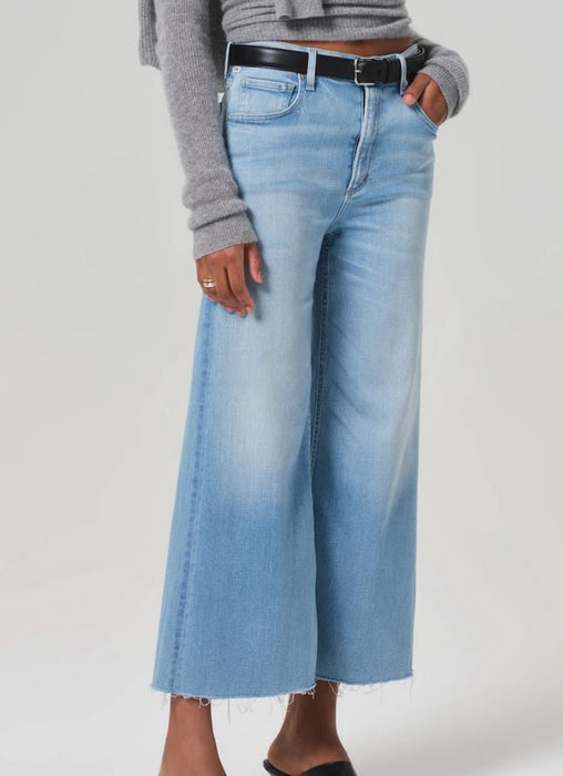 Citizens of Humnaity Lyra Wide Leg Crop Jeans - Belmont