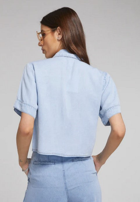 Generation Love Alida Denim Shirt - Light Blue