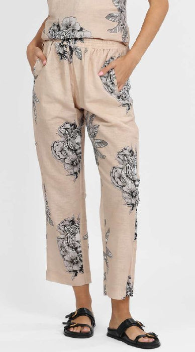 Las Surenas Tiger Bloom Pant - Beige