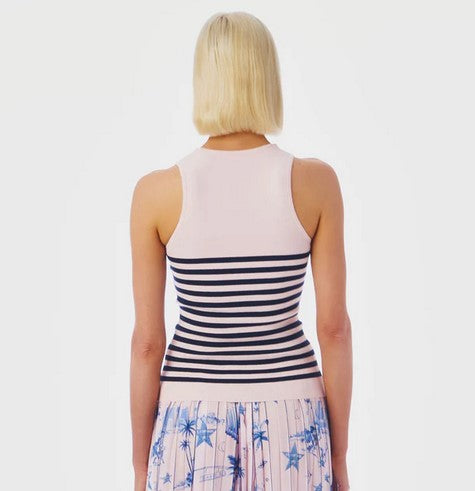 Le Superbe Tanks a Lot Tank - White/Navy