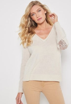 Lisa Todd Spring Bling Cashmere Sweater - Puff