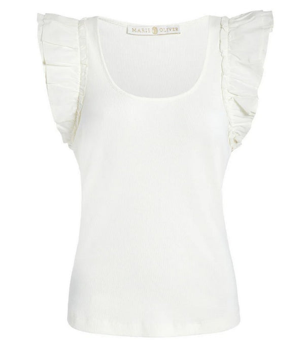 Marie Oliver Anna Top - Cool White