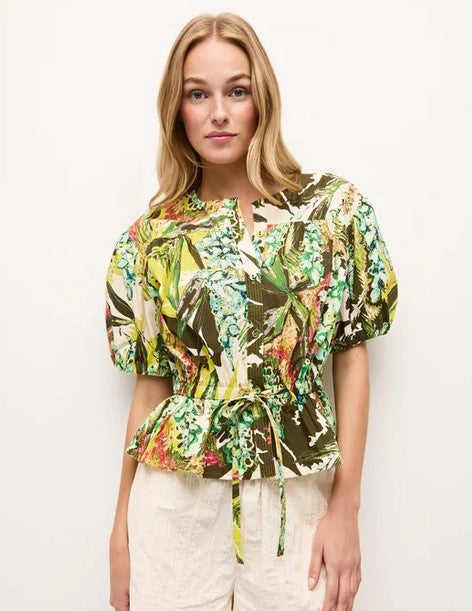 Marie Oliver Willis Top - Eden Print