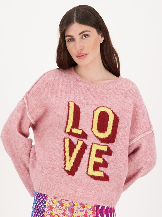 Me369 Laurel Love Sweater - Pink