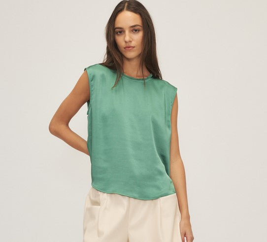 Melissa Nepton Celia Top - Exotic Green