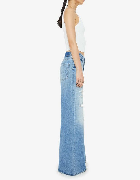 Mother The Ditcher Roller Sneak Jeans - IYKYK