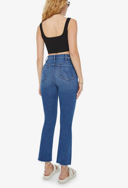 Mother The Hustler Ankle Fray Jeans - Grasping at Straws