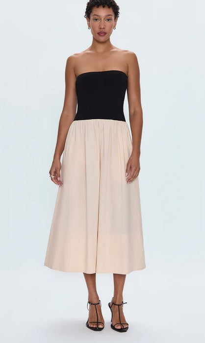 Pistola Mavo Tube Top Dress - Pepper and Salt