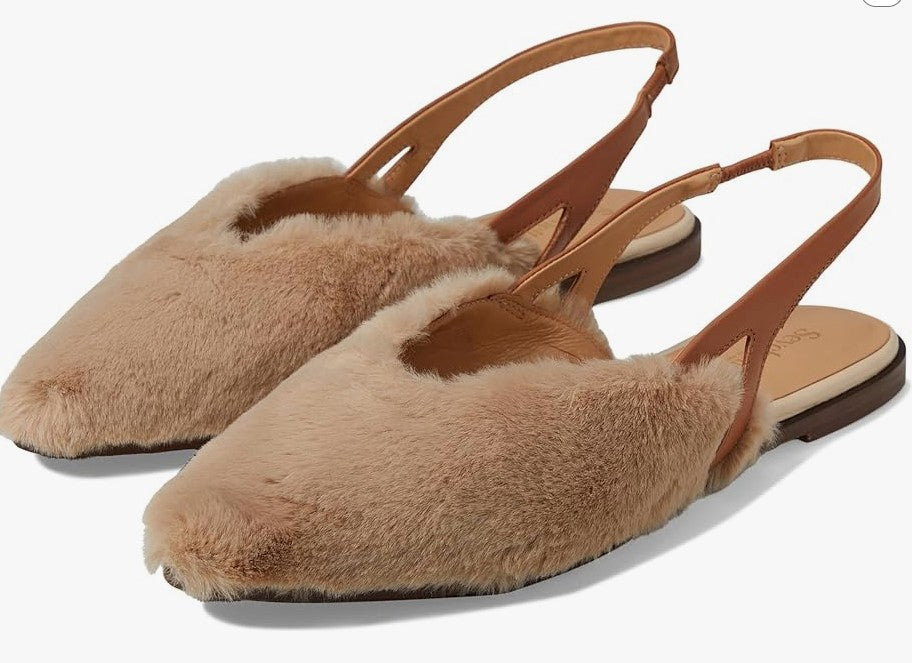 Seychelles Good Girl Fur Flat - Natural