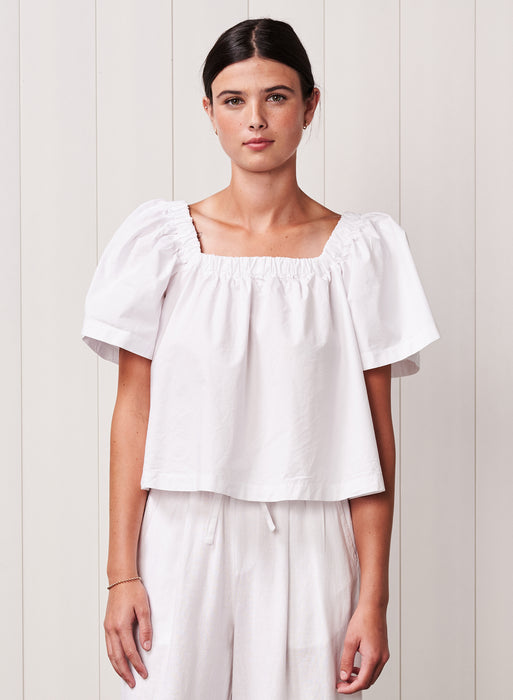 Stateside Popling Swing Top - White