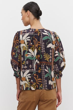 Velvet Betty Top - Madrid Print