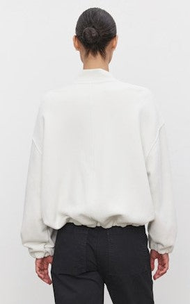 Velvet Genevieve Zip Up Sweatshirt - Ice