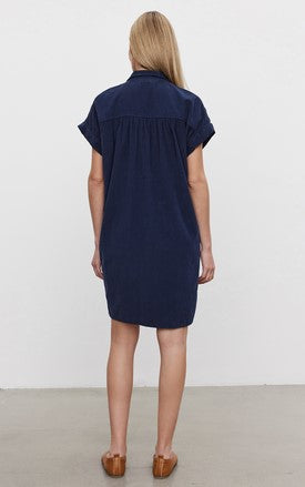 Velvet Macie Corduroy Dress - Night